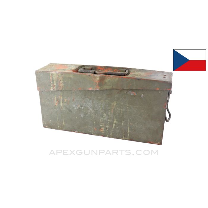 Czech ZB37 Ammo Can, w/ Carry Handle, No Belt Alignment Insert *Fair*