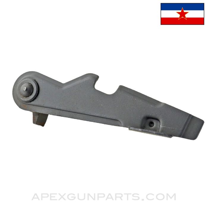 Yugoslavian M72B1/M70B1 Safety Selector Lever, Full Auto, Modified w/ Bolt Hold Open Notch *Very Good*
