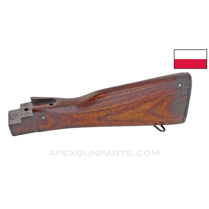 Polish AKM Buttstock, Wood, *Good* 