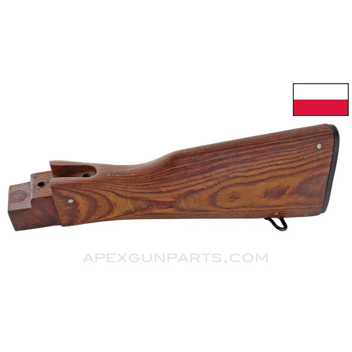 Polish AKM Buttstock, Wood *NOS*