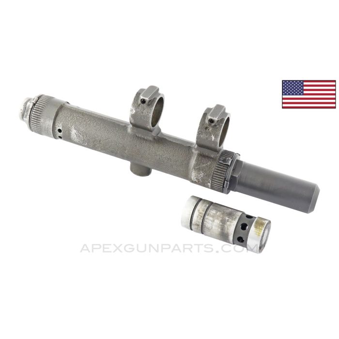 M60 Gas Block Assembly W/Piston, No Plug *Good*
