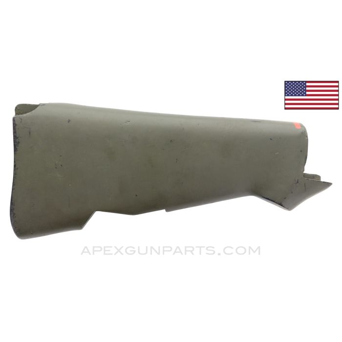 1918 BAR Buttstock, 1944 Dated, Firestone Marked, Plastic, w/ Monopod Hole, Painted Green *Good* 