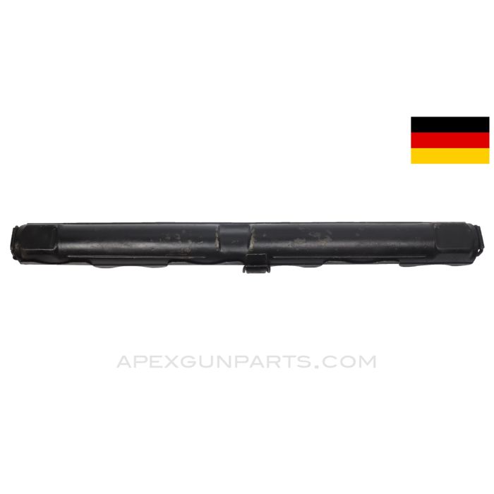 German MG42 / M53 Single Barrel Carrier, Black Painted, Waffen Marked Laufschützer *Good*