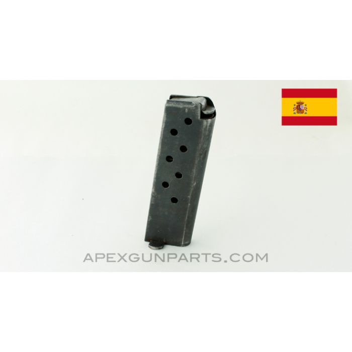Astra 600 Pistol Magazine, 7rd, WWII, 9mm *Good* 