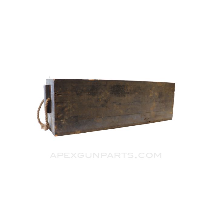 1914 Lewis Gun Pan / Drum  Magazine Transit / Storage Crate, No Lid, Wood *Good* 