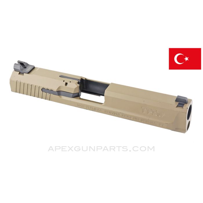 Canik TP9 SF Pistol Slide, Complete, FDE Tan, 9x19 *Very Good*