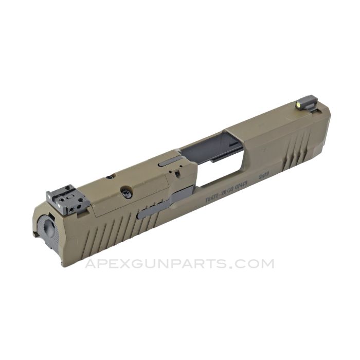 Canik TP9 SC Elite Pistol Slide, Cut For RMR, 9x19, OD Green