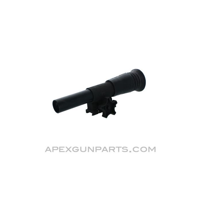 German PZF-44 2x15 Scope with Mount, Long Tube, Black, *Good to