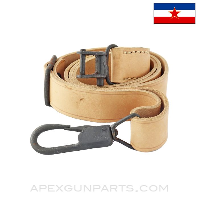MG-42 / M53 / MG-34 Leather Sling w/Hardware, Yugoslavian *Excellent*