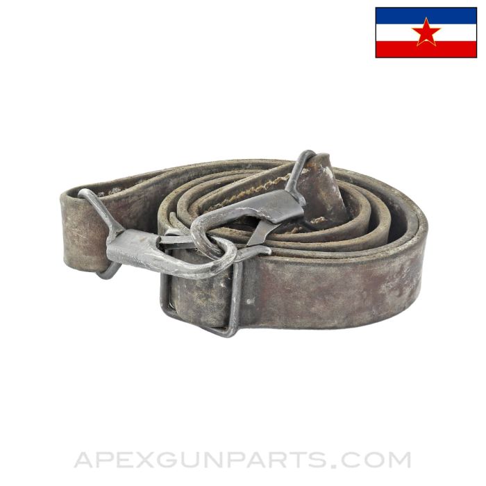 Yugoslavian M37 "Zbrojevka" ZB30J Double Hook Leather Sling *Fair*