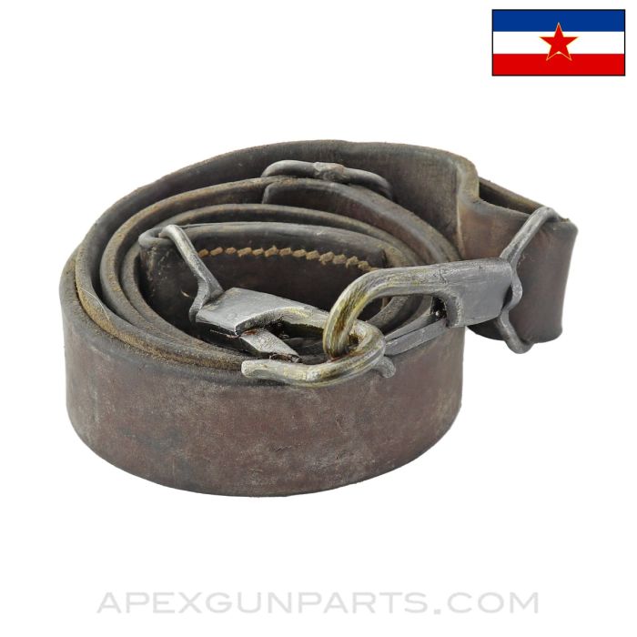 Yugoslavian M37 "Zbrojevka" ZB30J Double Hook Leather Sling *Good* 
