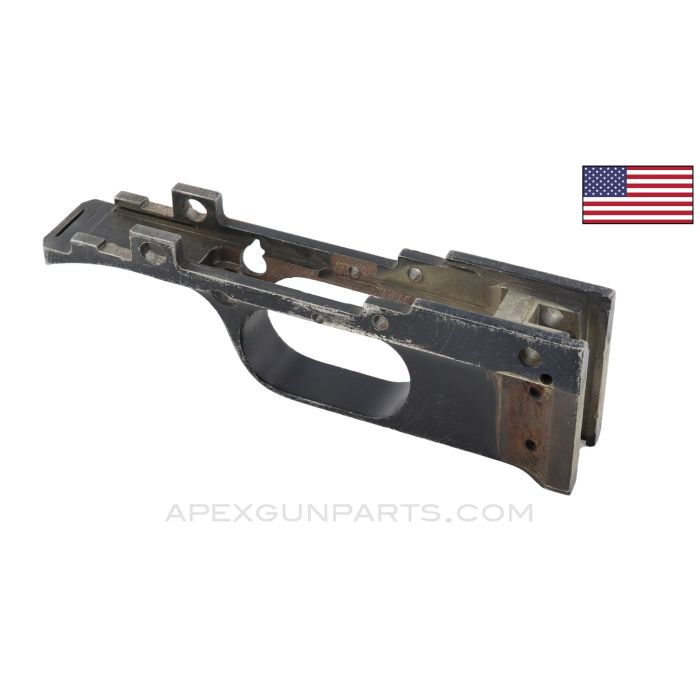 1918 BAR Trigger Housing, Early Model Tapped For Magazine Guides, Stripped, Semi Auto, .30-06 *Fair*