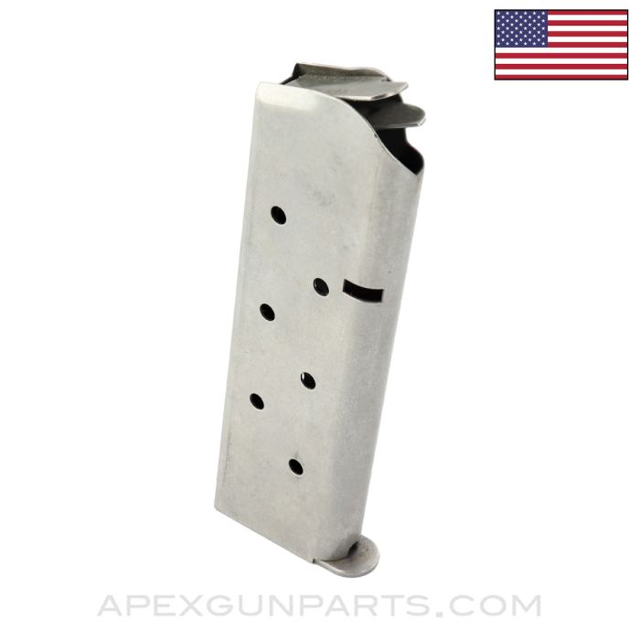 Colt 1911 Officer, Colt Defender New Agent Magazine 8rd, .45 Auto, Stainless Steel *NEW*