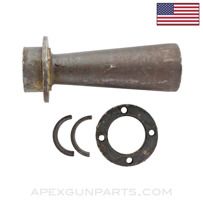 M2HB .50 Caliber Flash Suppressor Assembly, No Mount Bolts *Good*