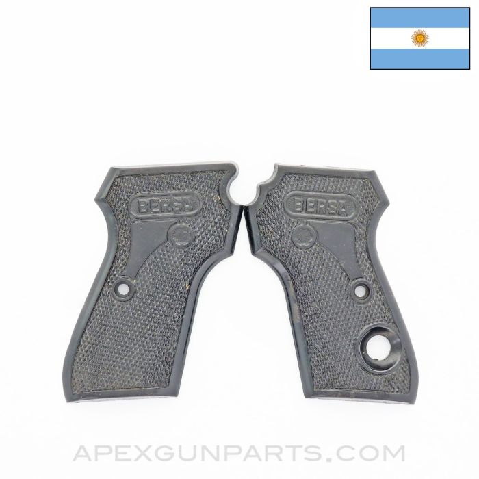 Argentine BERSA 64 Grips, No Screws, .22LR *Very Good*