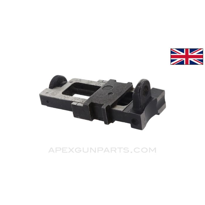 Lee-Enfield #4 Rifle Rear Sight, Adjustable, Milled *Good*