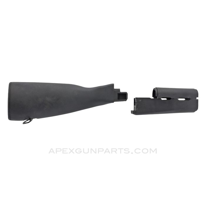 AK-47 / AKM Furniture Set, Polymer, Black *Very Good*