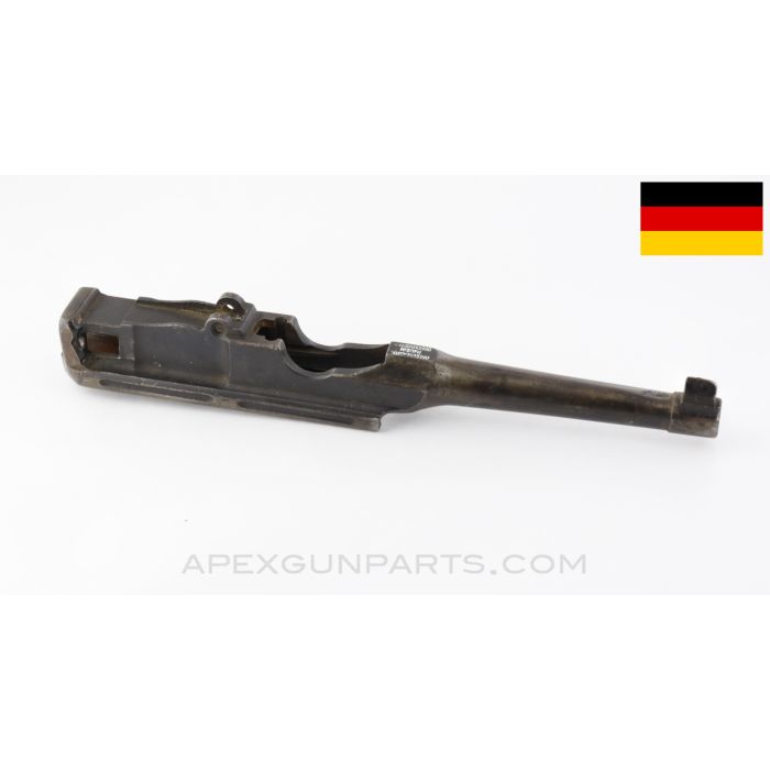 Mauser C96 "Broomhandle" Pistol Barrel & Extension, w/ Modified Back End, 4", Stripped, 7.63mm (.30 Mauser Auto), *Good*