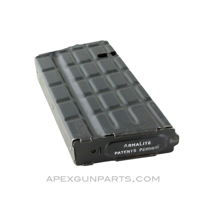 1950's AR-10 Waffle Magazine, 20rd, 7.62x51, Aluminium, Armalite