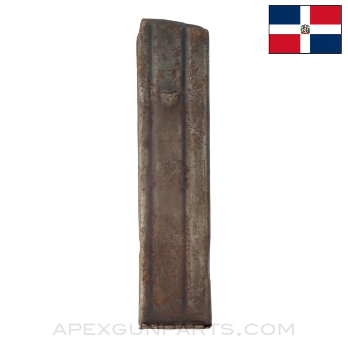 San Cristobal Carbine Magazine, 30rd, Rusty, .30 Carbine/7.62x33 *Fair* 