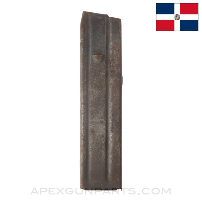 San Cristobal Carbine Magazine Body, 30rd, Rusty/Dented, .30 Carbine/7.62x33 *Fair* 