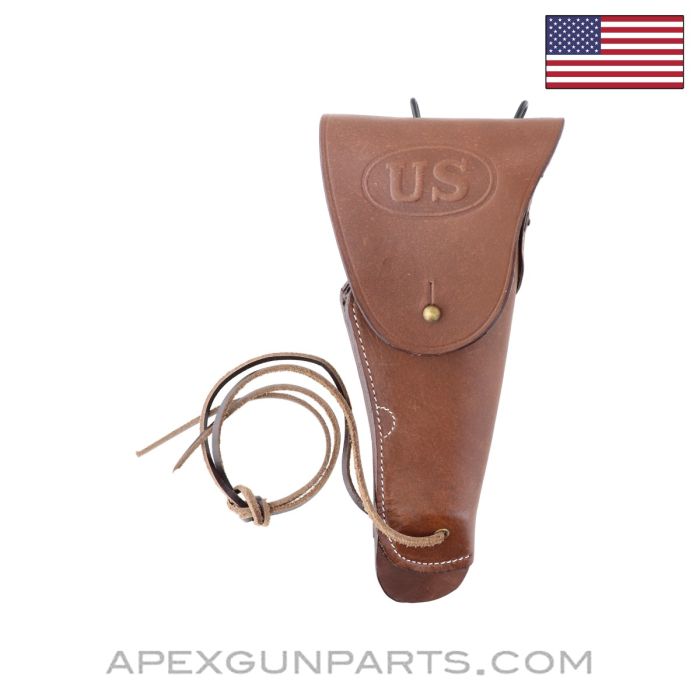 Model 1916 Leather Holster for M1911 .45 Pistol, Brown