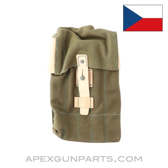 Czech SA. 24/26 5 Magazine Divided Canvas Pouch, *NOS*
