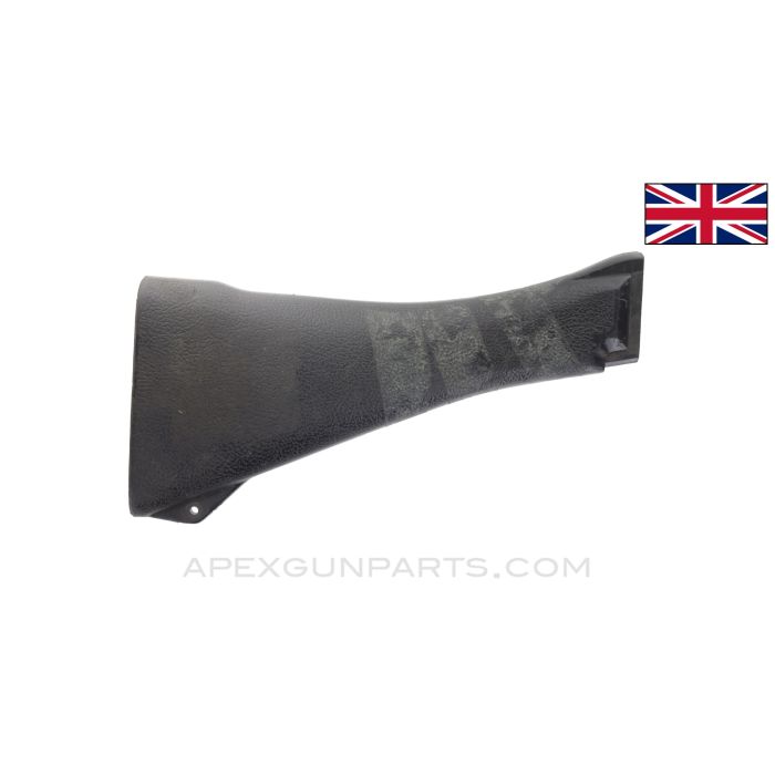 L1A1 SLR Buttstock, Stripped, Black Pebblegrain Polymer *Good*