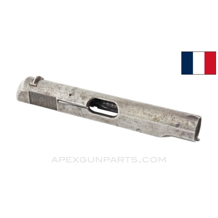 French MAB Model D Slide, w/ Extractor, No Firing Pin, 7.65 / .32ACP *Good*
