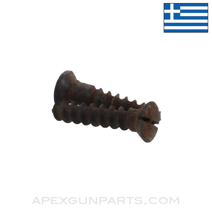 Greek Mannlicher-Schoenauer 1903/14 Carbine Rear Sling Swivel Screw, Set of Two, *Good*