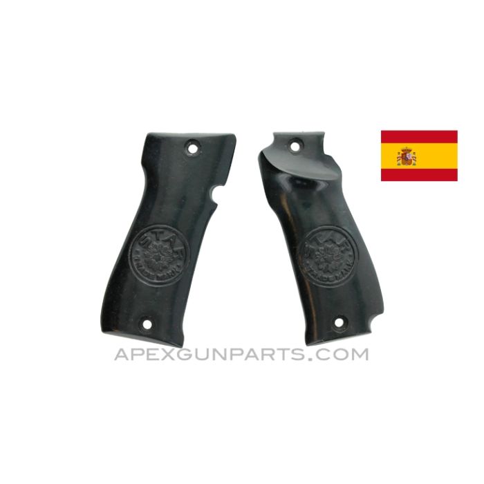 STAR Model S Grip Set, Black Plastic, Smooth *Good* 