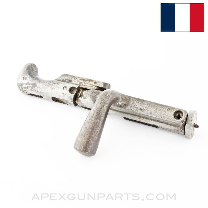 French Chassepot Mle 1866 Gendarme Carbine Bolt, No Head Screw, Belgian MFG, 11mm Chassepot *Good*