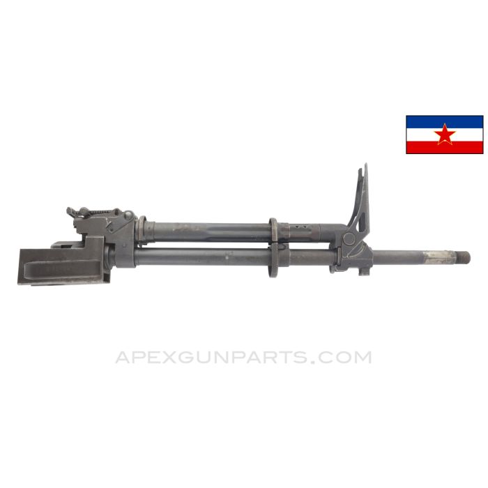 Yugoslavian M64 Partially Populated Barrel, 16", w/ Front Receiver Stub, Clipped Grenade Sight, 7.62x39 *Good*