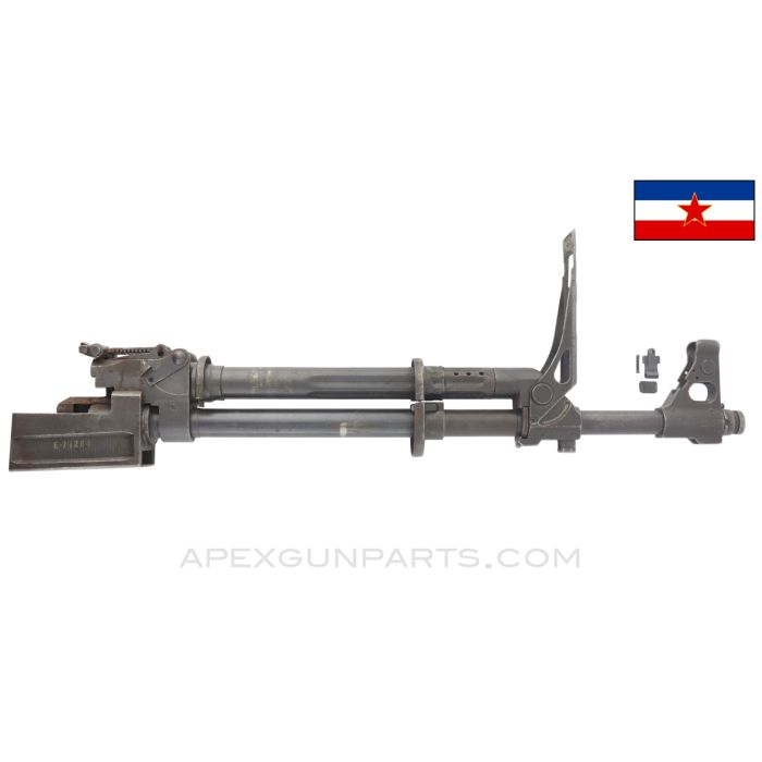 Yugoslavian M64 Populated Barrel, 16", w/ Front Receiver Section, 7.62x39 *Good w/Good Bore* 