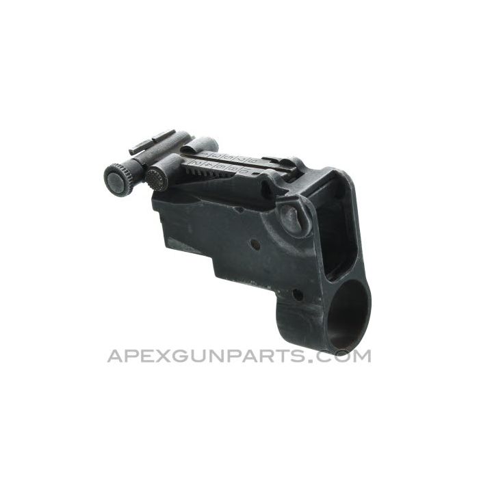 Romanian M1964 RPK Project Rear Sight Block Assembly *Good*, Sold *As Is*