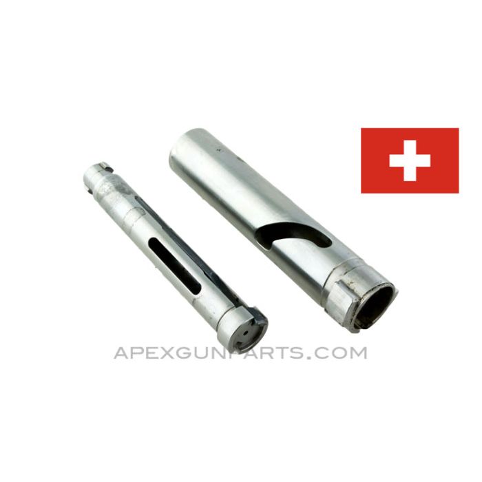 Swiss Schmidt-Rubin K31 Bolt and Sleeve, With Extractor, 7.5x55mm, *Good* 