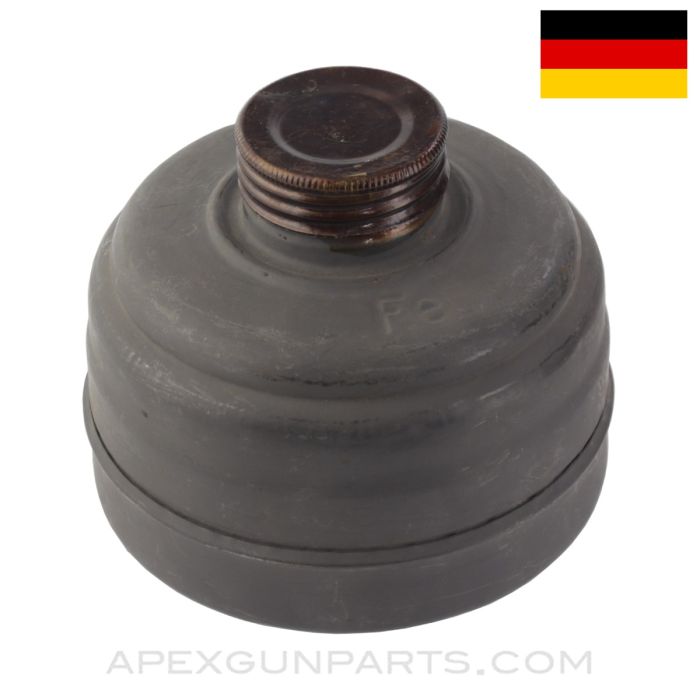 German M38 Spare Gas Mask Filter, WWII *Good*