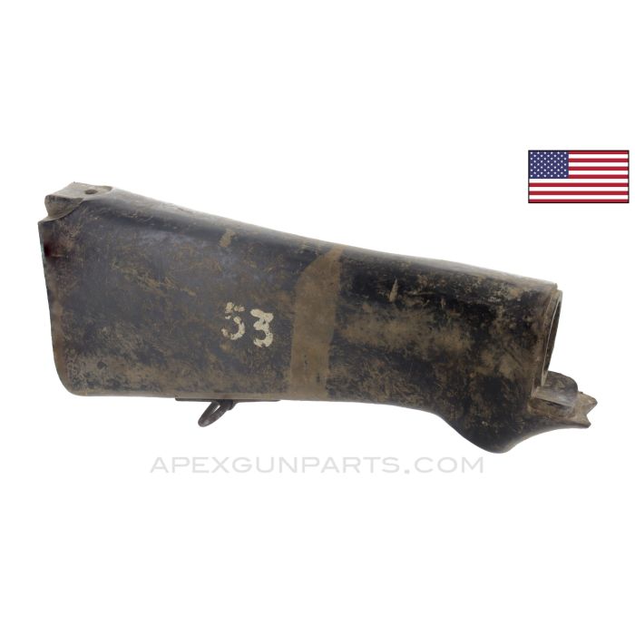 1918A2 BAR Buttstock, w/ Rear Sling, Plastic, Black, *Fair*