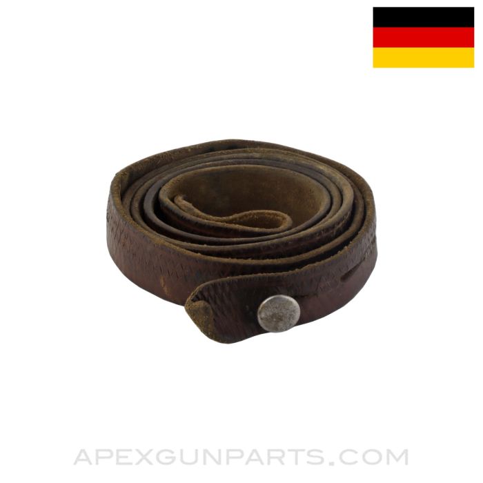 West German G1 FAL Sling, Leather, Heavy Use, *Good*