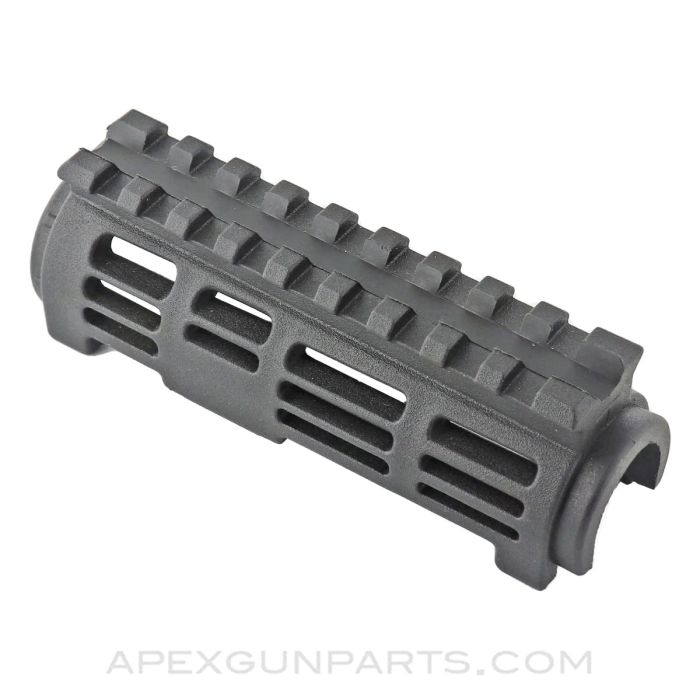 AK-47 / AKM Picatinny Upper Handguard, Missing Index Teeth, Polymer, Black, US 922(r) Compliant Part *Good*