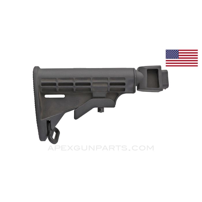 Tapco AK-47 6-Position Collapsible Buttstock, For Stamped Receiver *Excellent*