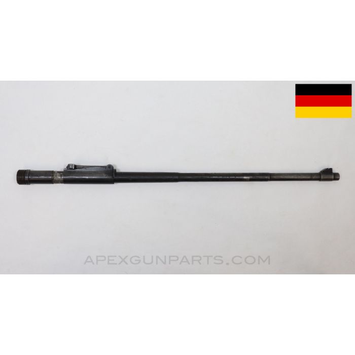 German K98k Mauser Barrel Assembly, 23", Demilled, Waffen Marked *As-Is* 