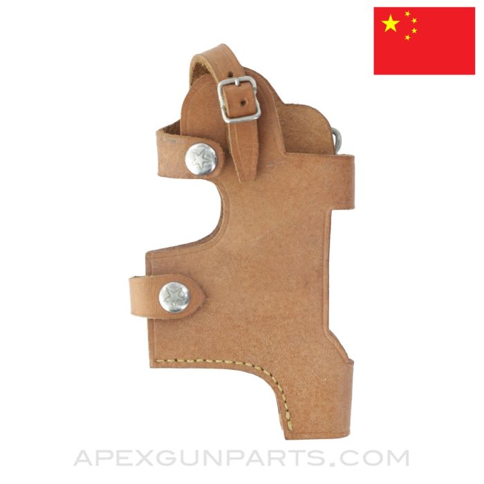 Chinese Mauser C96 "Broomhandle" Quick Draw Holster, Leather *NOS* 