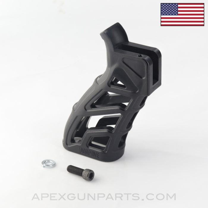 Adaptive Tactical AR-15/AR9 "LTG" Lightweight Tactical Grip, Black *NEW*