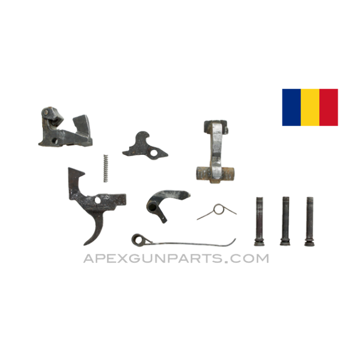 Romanian RPK / AK Full Auto Fire Control Group Set, *Good*