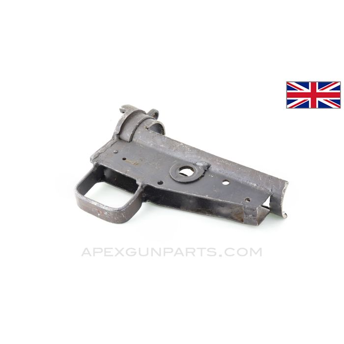STEN MK 2 Fire Control Housing, Limited Style w/o Tabs, Stripped, Saw Cut *Good*