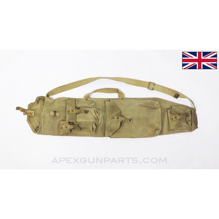 BREN Gun Barrel & Spares Carrier, 26", Canvas, Tan, *Fair*