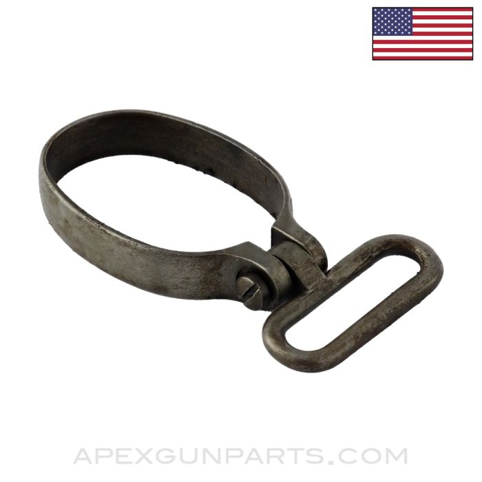 P14 / M1917 Enfield Rifle Lower / Rear Barrel Band with Sling Swivel, Remington *Good*