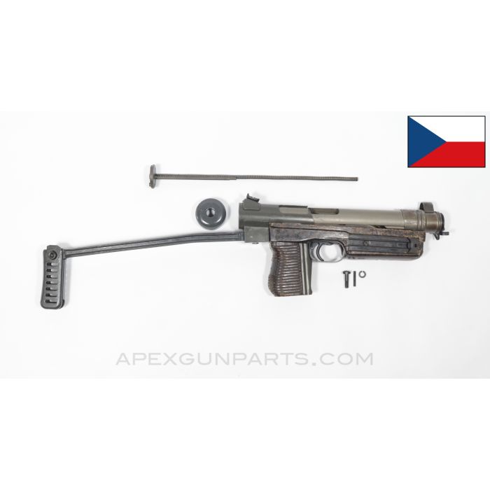 Czech SA. 26 Parts Kit, w/ Folding Stock, 7.62x25 *Good*