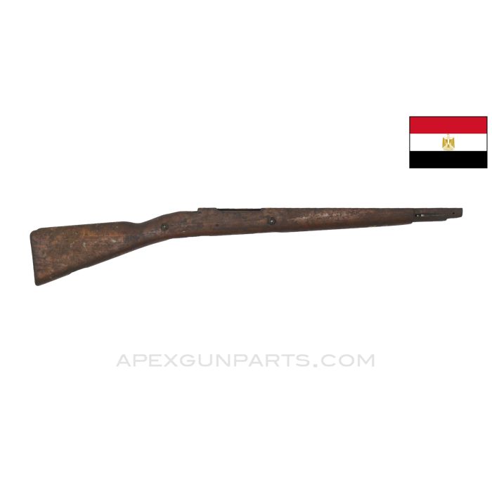 Egyptian Carcano M91/38 Carbine Stock, 33", Stripped, Wood *Fair*